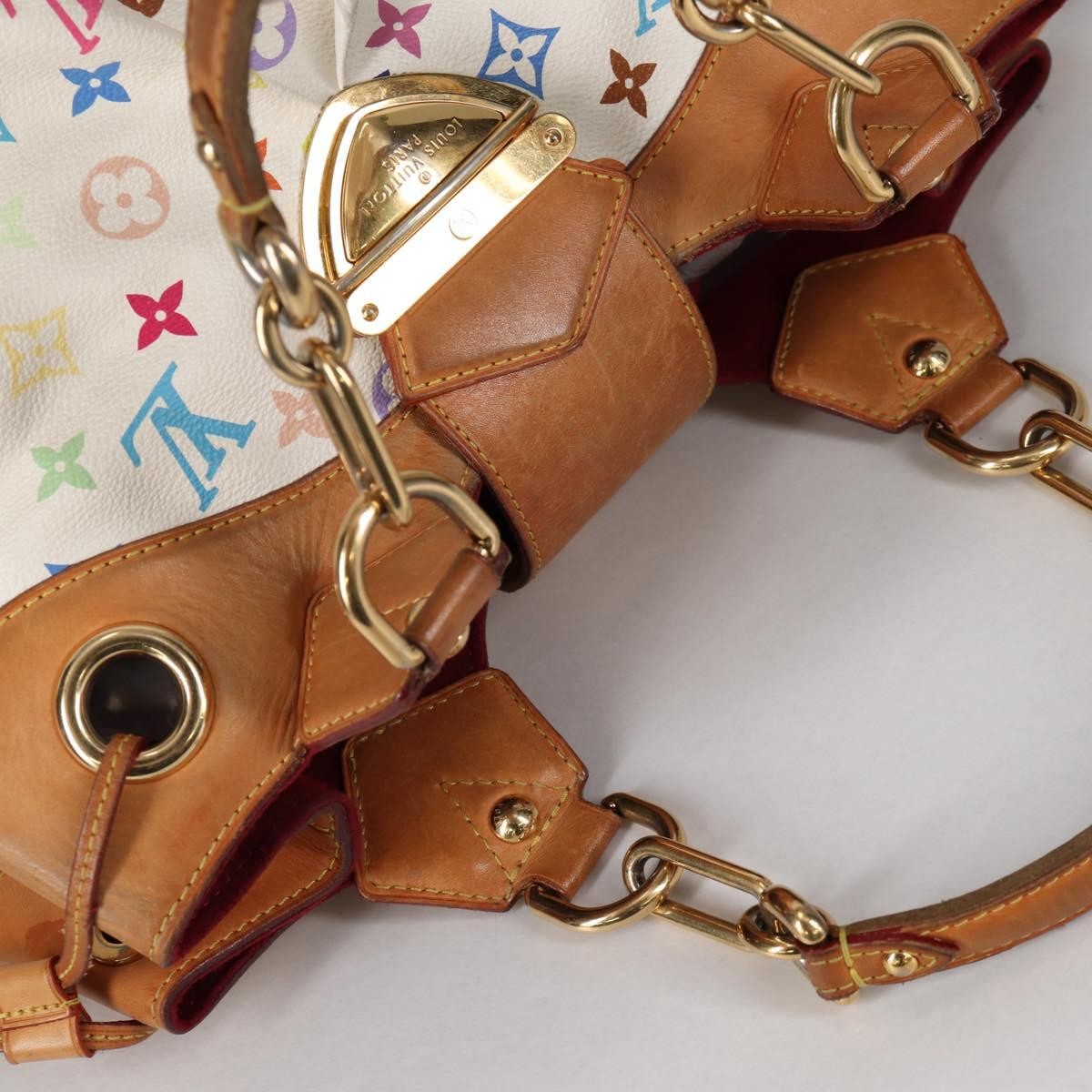 Louis Vuitton Ursula Handbag Monogram Multicolor, WHITE, CANVAS, Handbag