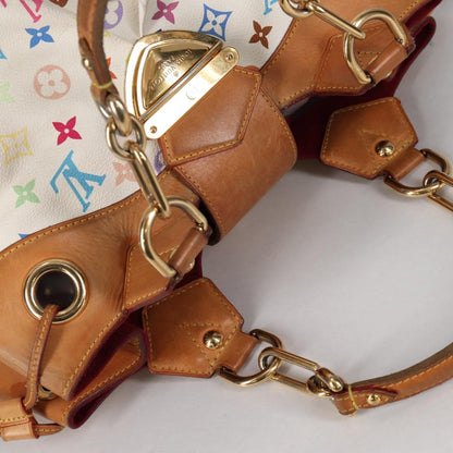 Louis Vuitton Ursula Handbag Monogram Multicolor, WHITE, CANVAS, Handbag