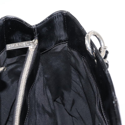 Chanel Grand Shopping Tote Quilted Patent, BLACK, PATENT_LEATHER, Tote bag