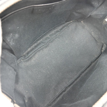 Celine C Macadam Handbag Suede, BLACK, SUEDE, Handbag