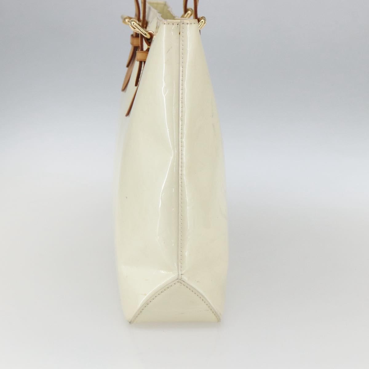 Louis Vuitton Brentwood Handbag Monogram Vernis, BEIGE, PATENT_LEATHER, Tote bag