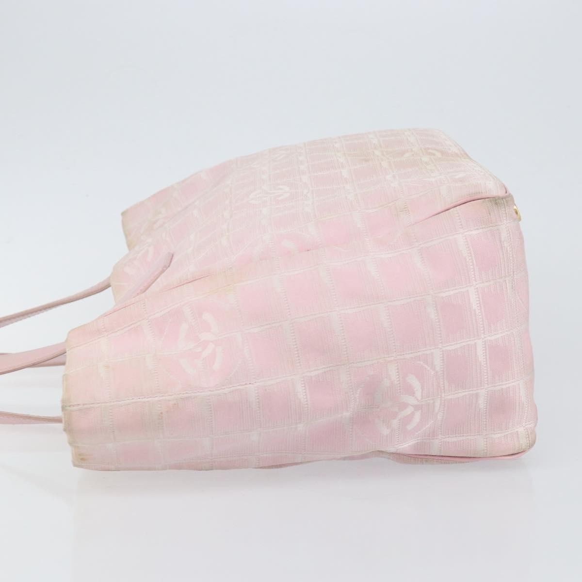 Chanel Travel Line Tote Nylon, PINK, NYLON, Tote bag