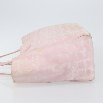 Chanel Travel Line Tote Nylon, PINK, NYLON, Tote bag