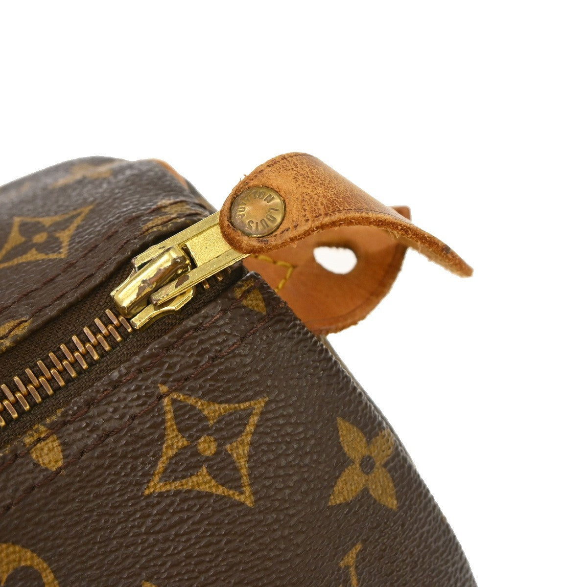 Louis Vuitton Speedy Handbag Monogram Canvas, Brown, Canvas, Handbag