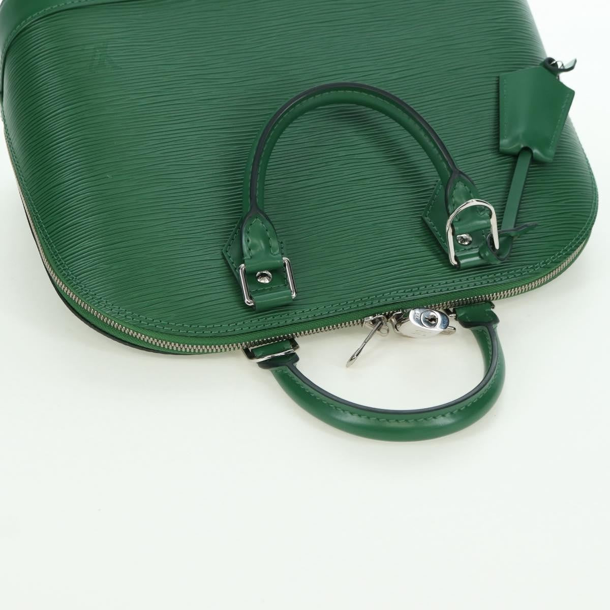 Louis Vuitton Alma Handbag Epi Leather, Green, Leather, Handbag
