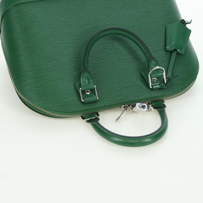 Louis Vuitton Alma Handbag Epi Leather, Green, Leather, Handbag