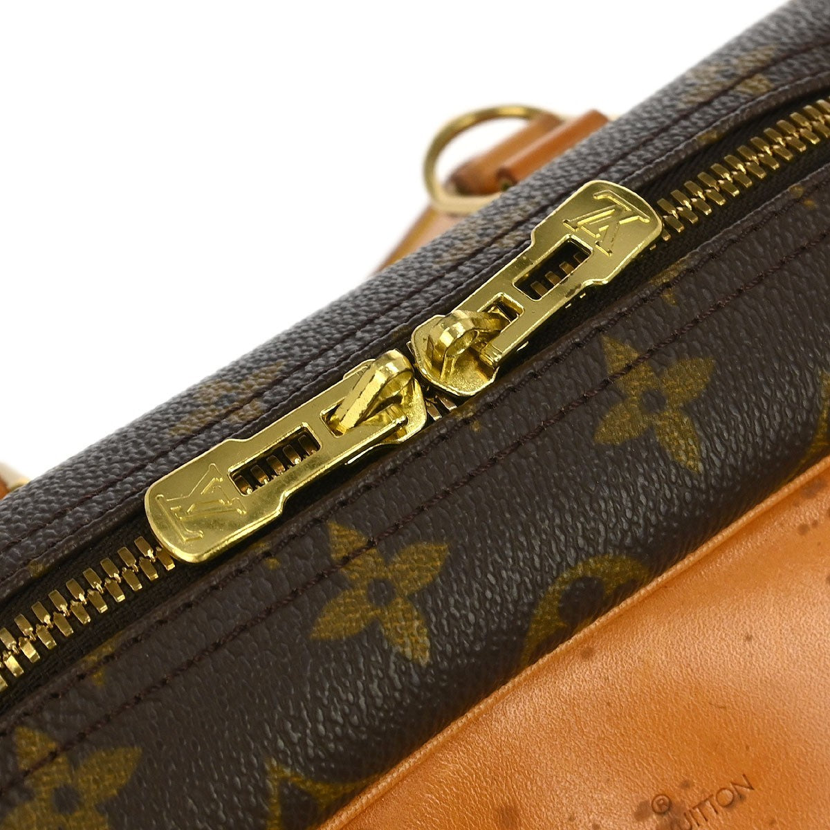 Louis Vuitton Deauville Handbag Monogram Canvas, BROWN, CANVAS, Handbag