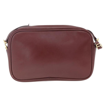 cartier Must de Cartier Shoulder Bag Leather, BURGUNDY, LEATHER, Shoulder bag
