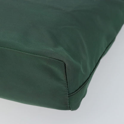 Prada Vintage Zip Tote Tessuto, GREEN, NYLON, Tote bag