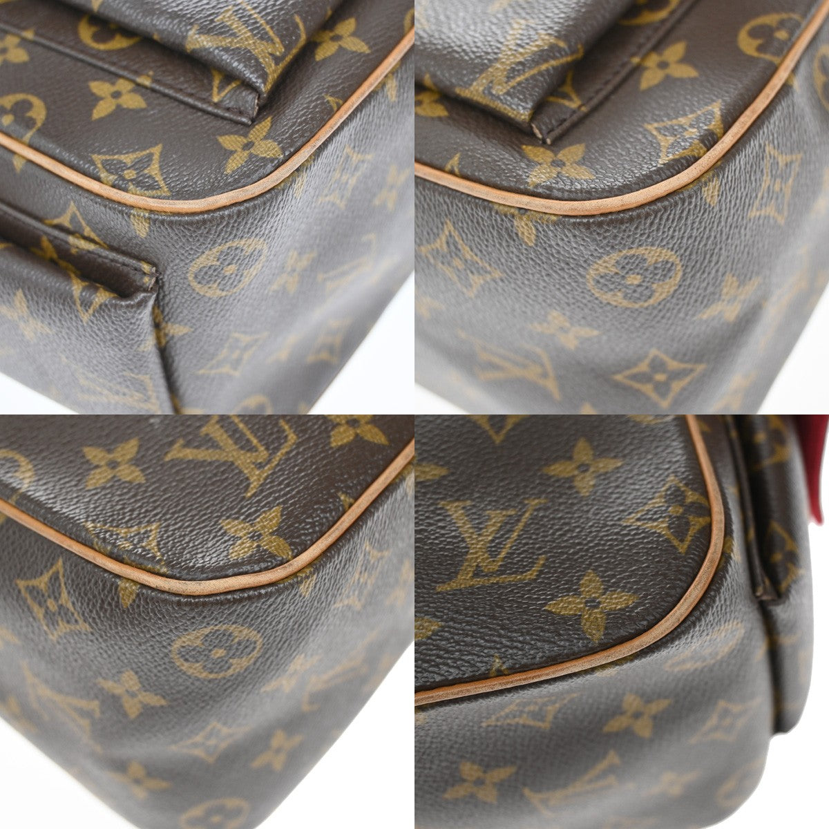 Louis Vuitton Excentri-Cite Handbag Monogram Canvas, BROWN, CANVAS, Handbag
