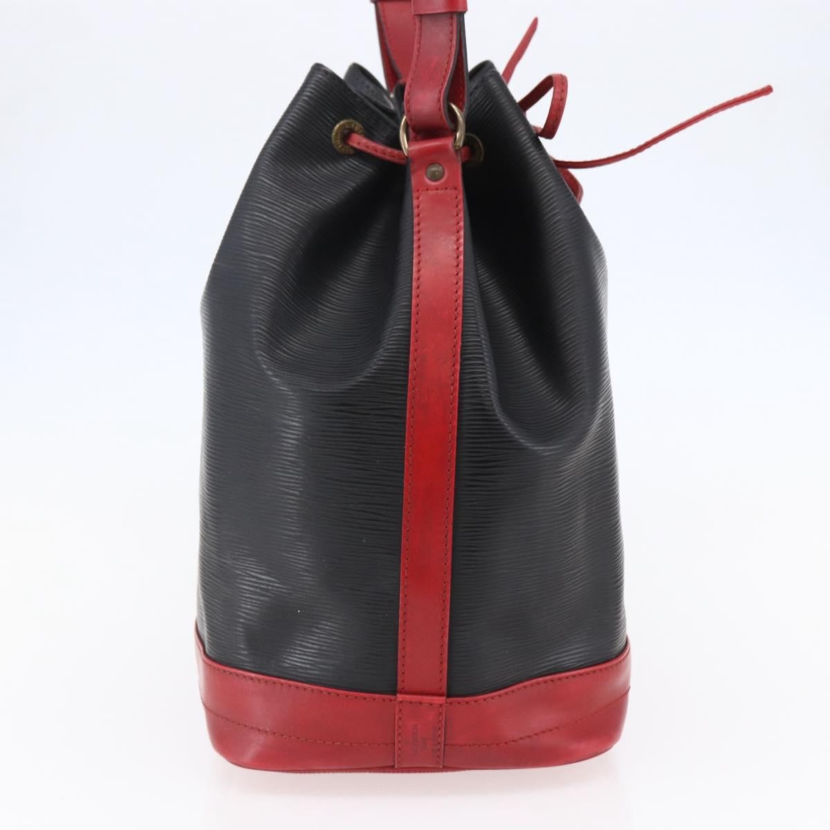 Louis Vuitton Bicolor Noe Handbag Epi Leather, BLACK, LEATHER, Handbag