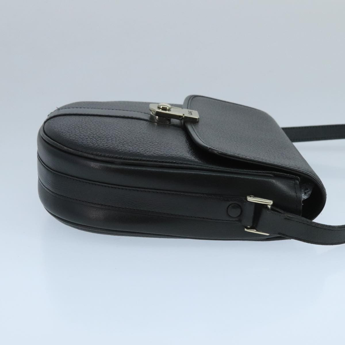 Burberry Flap Shoulder Bag Leather, BLACK, LEATHER, Shoulder bag