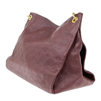 Louis Vuitton Artsy Handbag Monogram Empreinte Leather, RED, LEATHER, Shoulder bag
