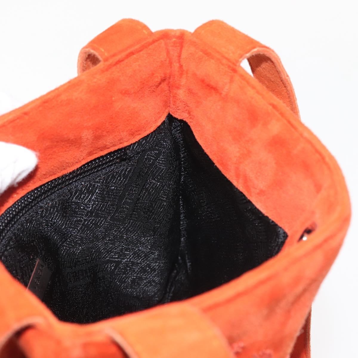 Bottega Veneta Hobo Suede, ORANGE, SUEDE, Handbag