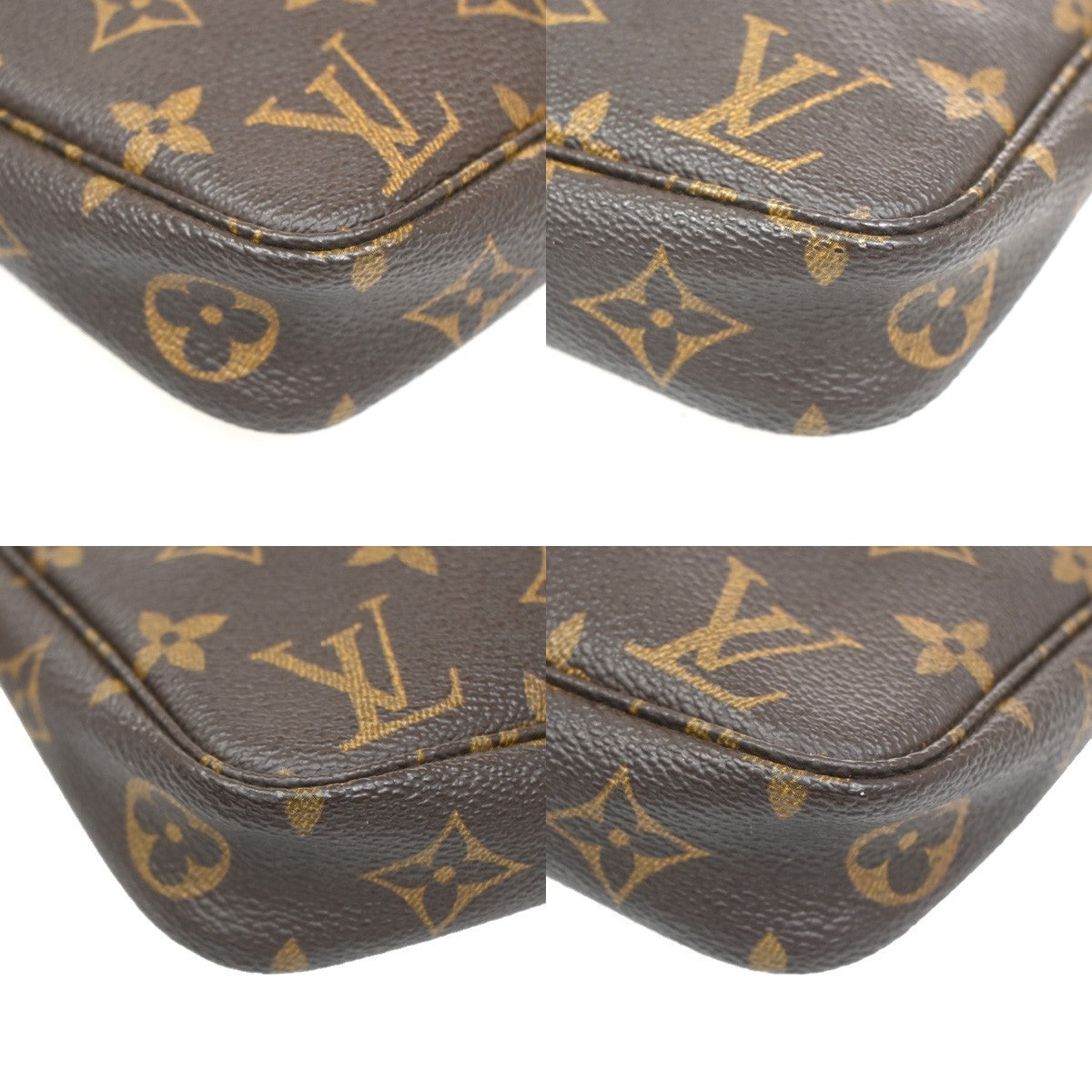 Louis Vuitton Pochette Accessoires NM Monogram Canvas, BROWN, CANVAS, Clutche & pouche