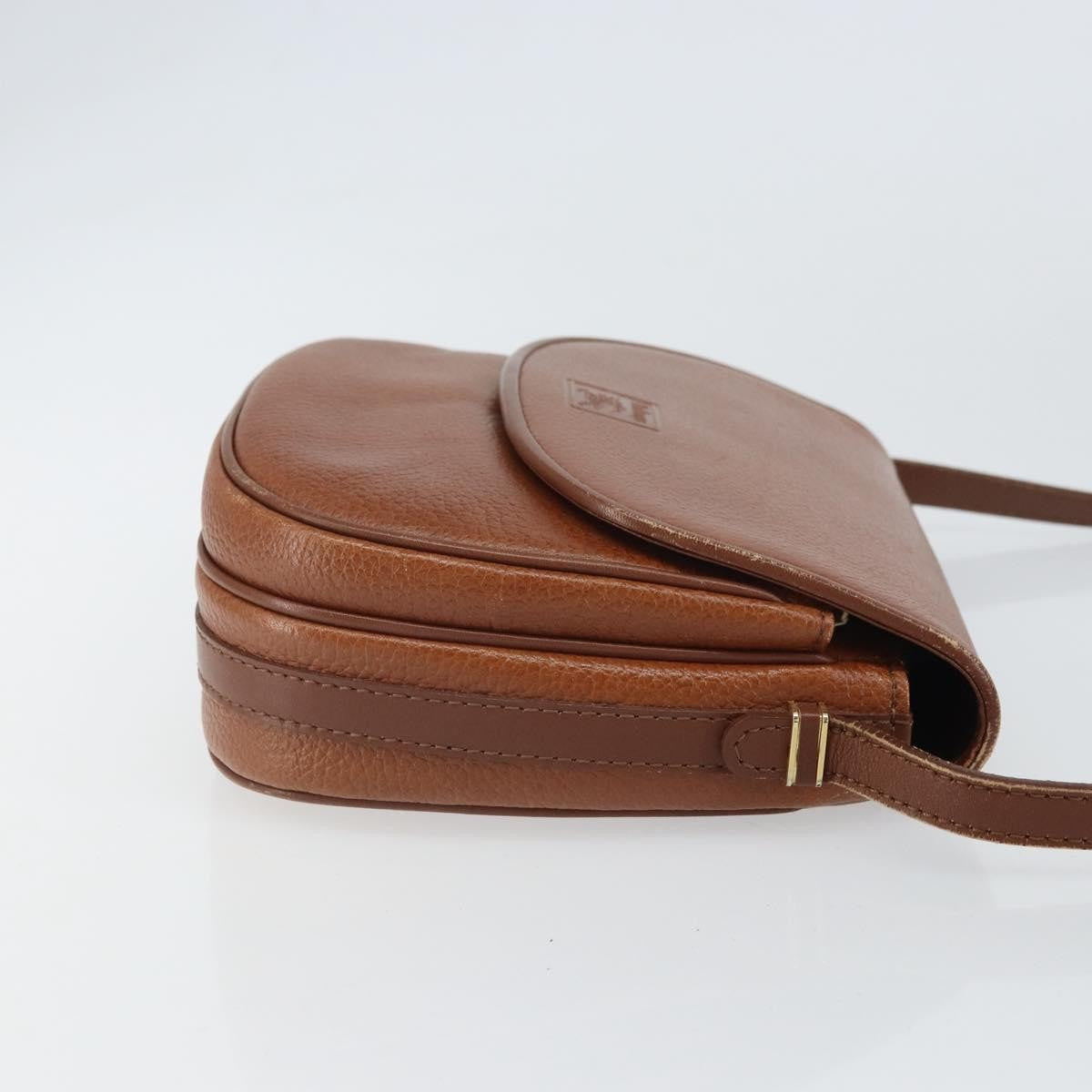 Burberry Vintage Shoulder Bag Leather, BROWN, LEATHER, Shoulder bag