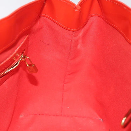 Louis Vuitton Wilshire Handbag Monogram Vernis, ORANGE, PATENT_LEATHER, Tote bag