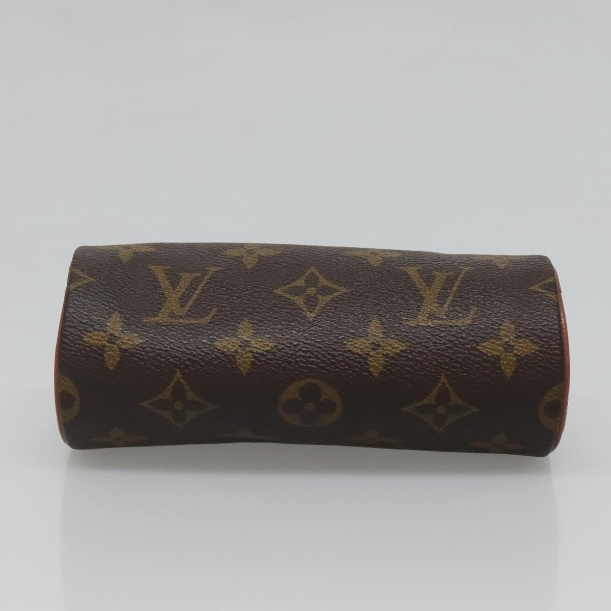 Louis Vuitton Papillon Pochette Monogram Canvas, BROWN, CANVAS, Clutche & pouche