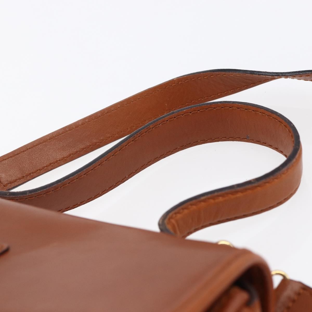 Celine Handbag Leather, BROWN, LEATHER, Handbag