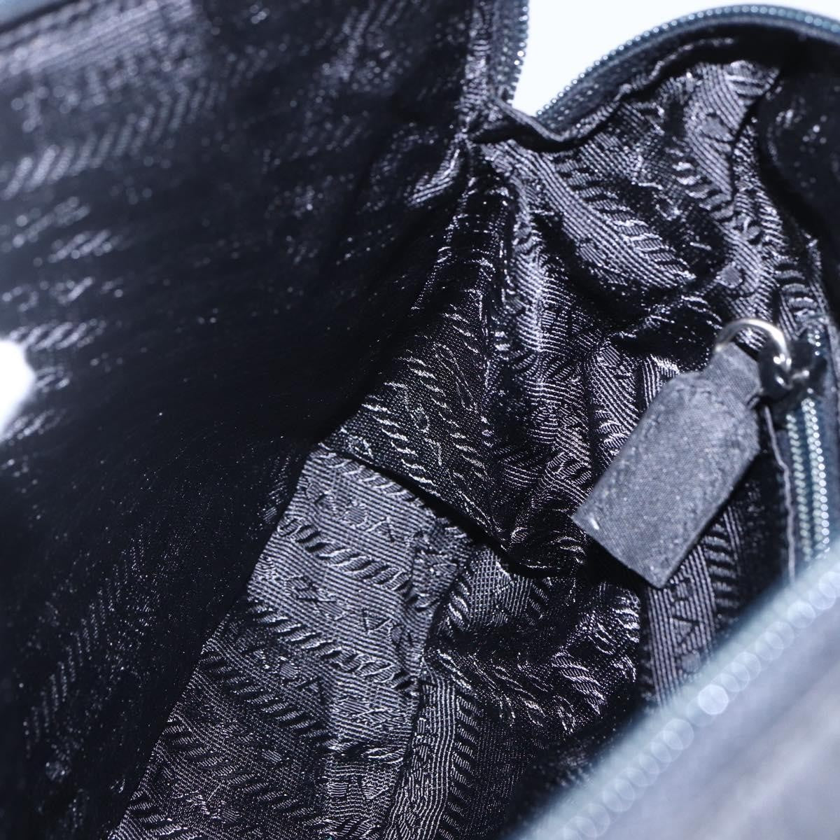 Prada Vintage Handbag Tessuto, Black, Nylon, Handbag