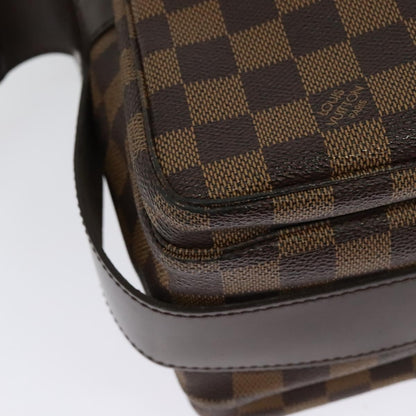 Louis Vuitton Naviglio Handbag Damier, BROWN, CANVAS, Shoulder bag