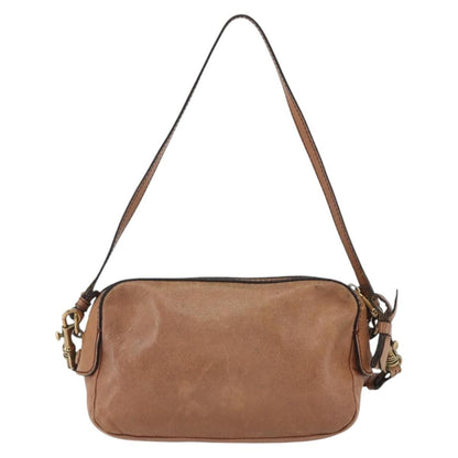 Chloe Vintage Shoulder Bag Leather, BROWN, LEATHER, Shoulder bag