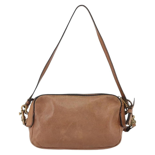 Chloe Vintage Shoulder Bag Leather, BROWN, LEATHER, Shoulder bag