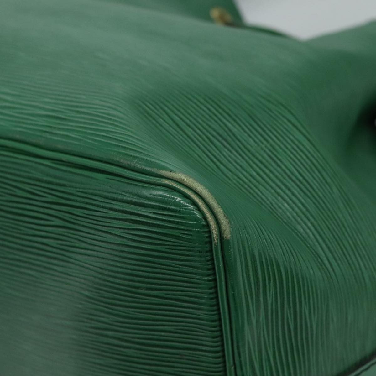 Louis Vuitton Petit Noe Handbag Epi Leather, GREEN, LEATHER, Shoulder bag