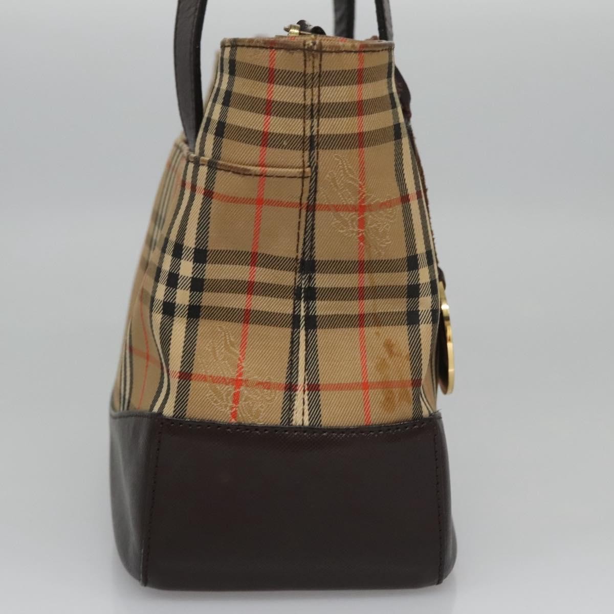 Burberry Nova Check Handbag Nova Check Canvas, BEIGE, CANVAS, Handbag