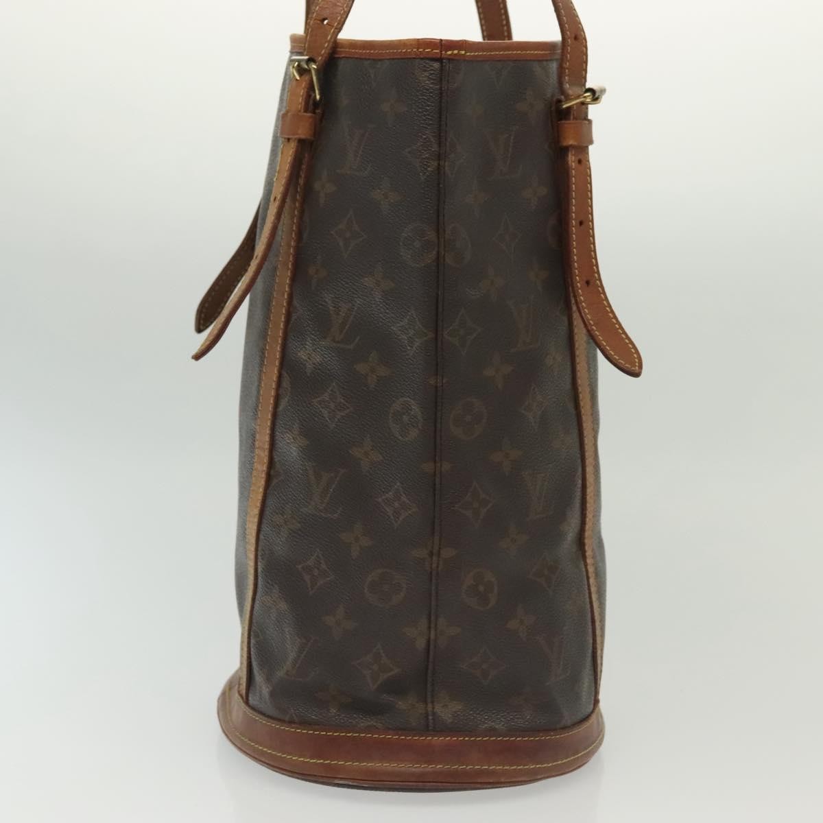 Louis Vuitton Bucket Bag Monogram Canvas, BROWN, CANVAS, Handbag