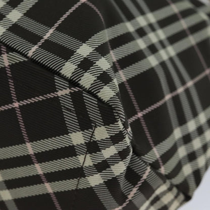 Burberry Nova Check Blue Label Nylon, Brown, Nylon, Tote Bag