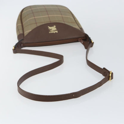 Burberry Nova Check Tote Nylon and Leather, BEIGE, CANVAS, Shoulder bag