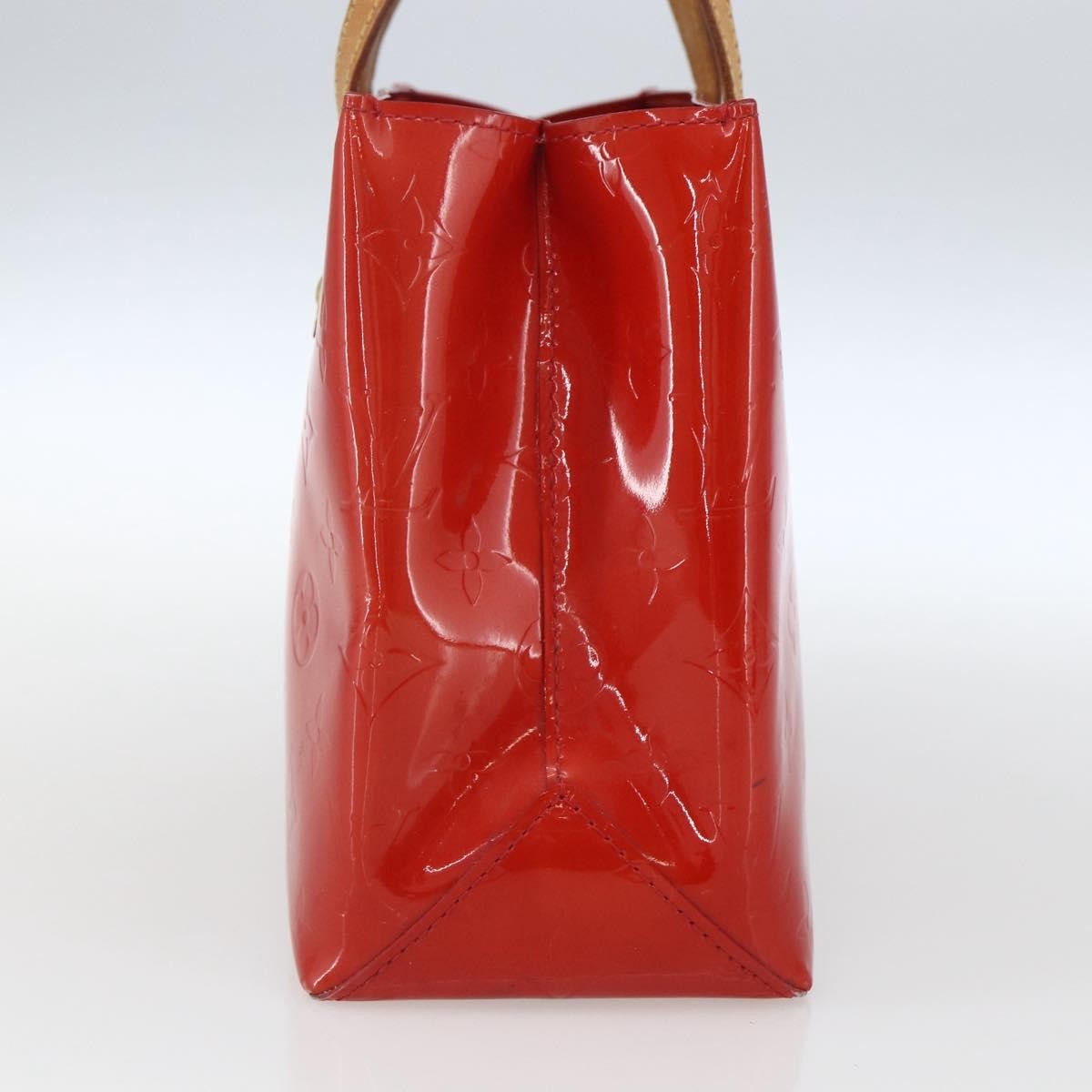 Louis Vuitton Reade Handbag Monogram Vernis, Red, Patent Leather, Handbag