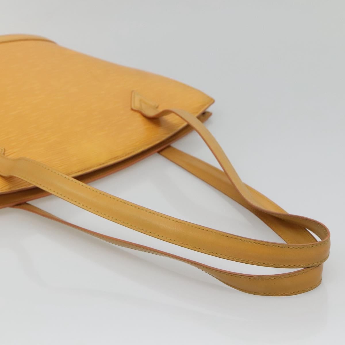Louis Vuitton Saint Jacques Handbag Epi Leather, YELLOW, LEATHER, Handbag