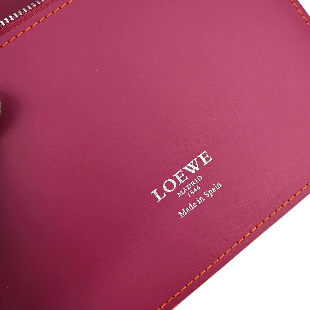 Loewe Leo Shopper Tote Leather, PINK, LEATHER, Tote bag