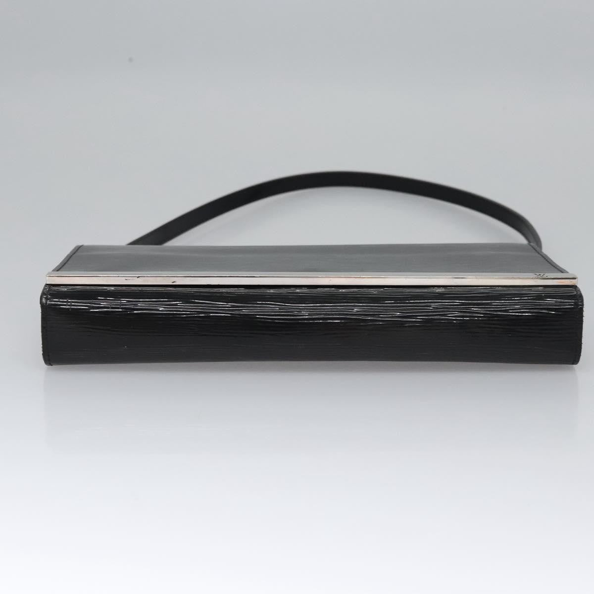Louis Vuitton Sevigne Clutch Electric Epi Leather, BLACK, LEATHER, Shoulder bag