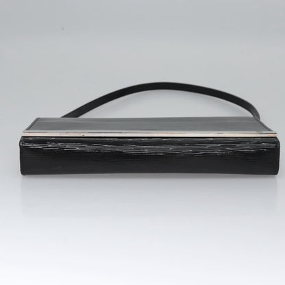Louis Vuitton Sevigne Clutch Electric Epi Leather, BLACK, LEATHER, Shoulder bag