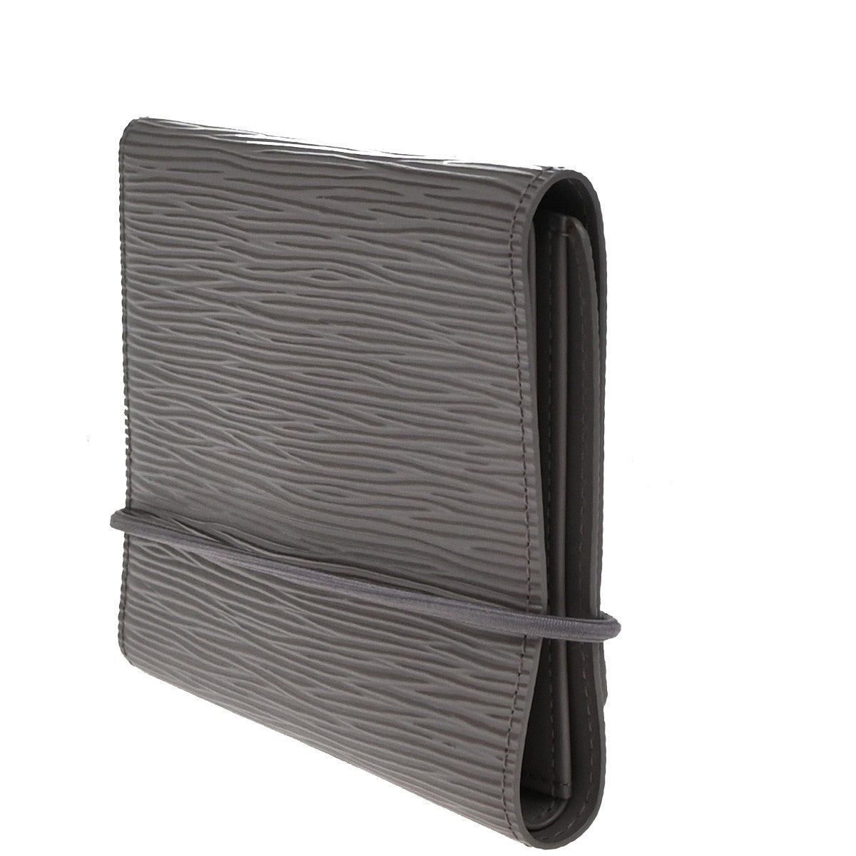 Louis Vuitton Porte Monnaie Elastique Wallet Epi Leather, PURPLE, LEATHER, Wallets