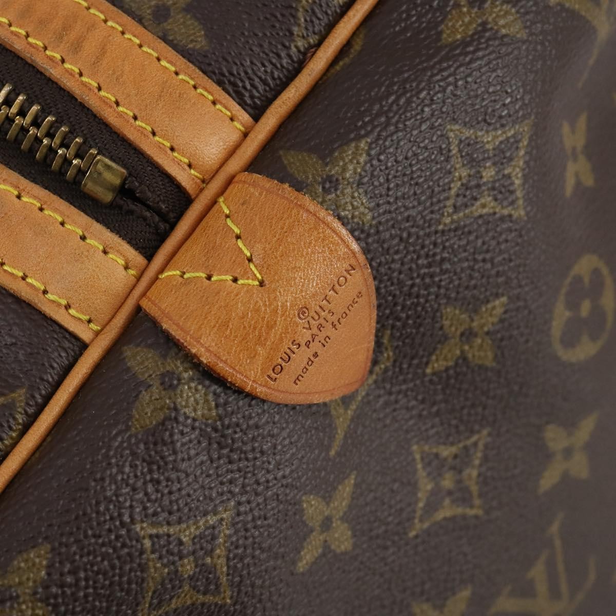 Louis Vuitton Sac Souple Handbag Monogram Canvas, BROWN, CANVAS, Travel bag