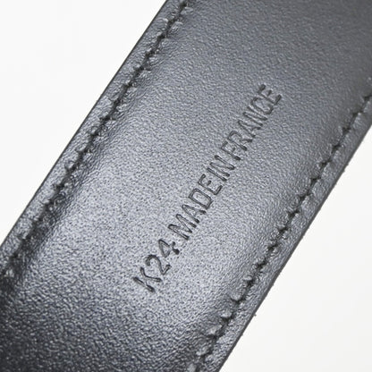 Cartier Santos Plaque Reversible Belt Leather, Black, Leather, Belt