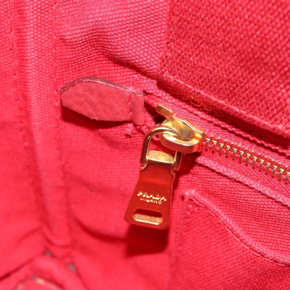 Prada Canapa Tote Canvas, Red, Canvas, Tote Bag