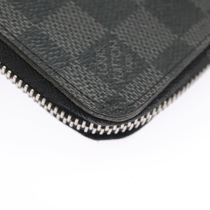 Louis Vuitton Zippy wallet vertical Damier Graphite, Gray, Canvas, Wallet