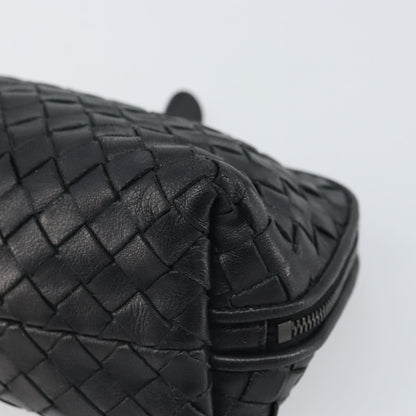 Bottega Veneta Intrecciato Clutch bag Leather, BLACK, LEATHER, Clutche & pouche