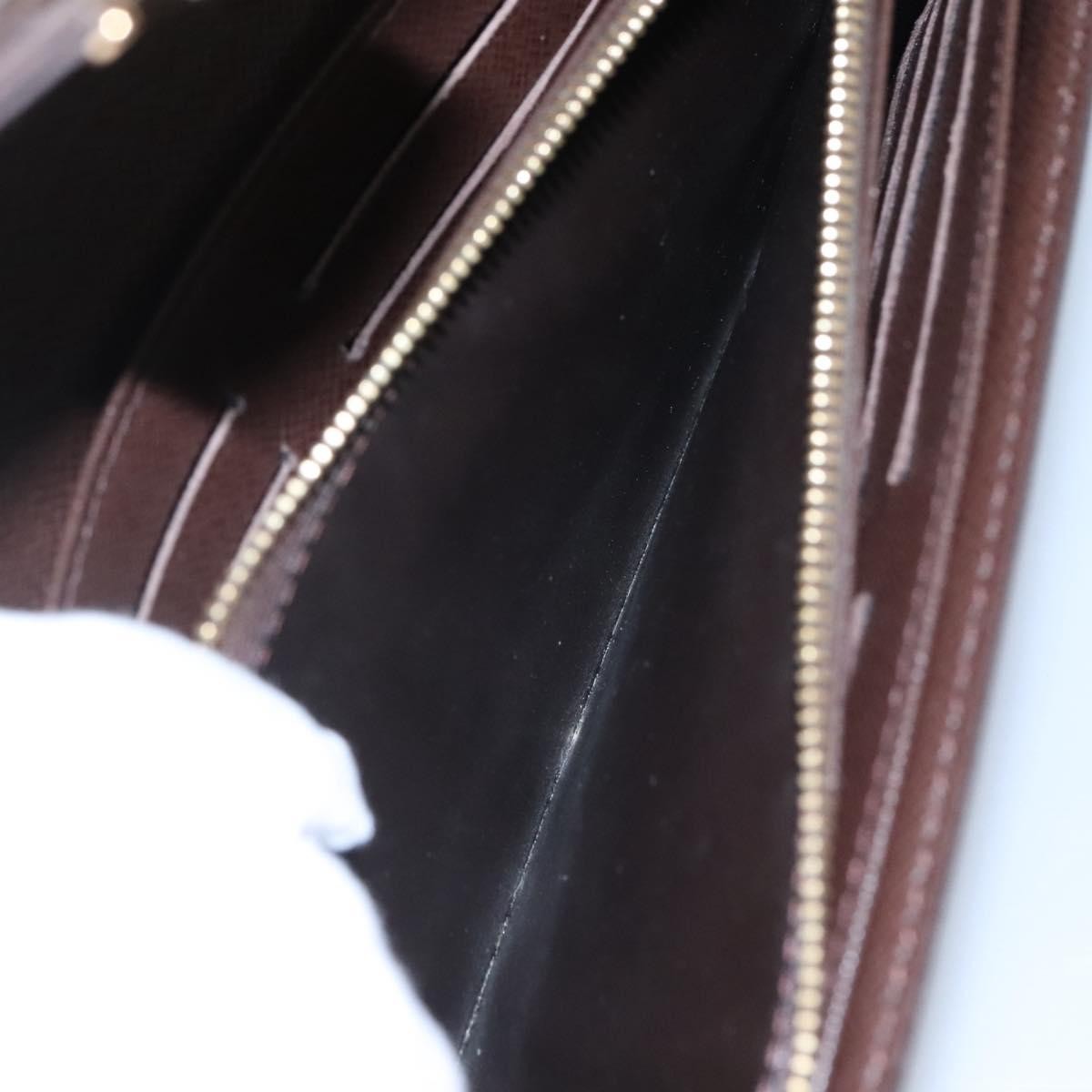 Louis Vuitton Sistina Wallet Damier, BROWN, CANVAS, Wallets