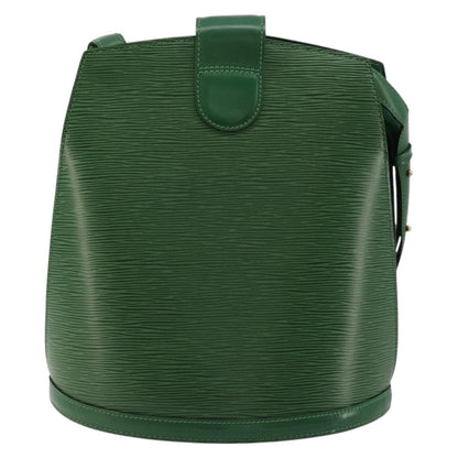 Louis Vuitton Cluny Shoulder Bag Epi Leather, Green, Leather, Shoulder Bag