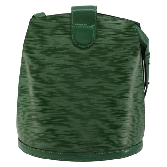 Louis Vuitton Cluny Shoulder Bag Epi Leather, Green, Leather, Shoulder Bag