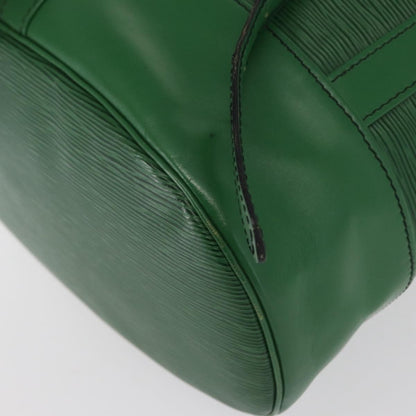 Louis Vuitton Randonnee Backpack Epi Leather, GREEN, LEATHER, Shoulder bag