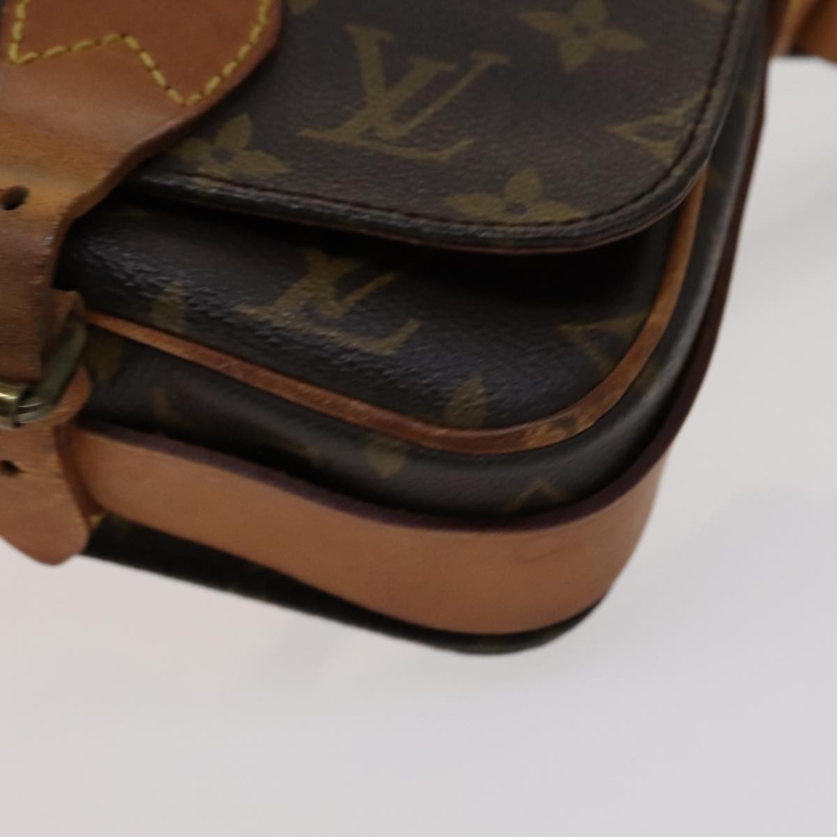Louis Vuitton Cartouchiere Handbag Monogram Canvas, BROWN, CANVAS, Handbag