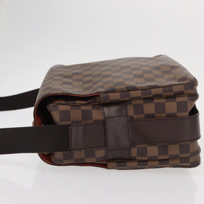 Louis Vuitton Naviglio Handbag Damier, BROWN, CANVAS, Shoulder bag