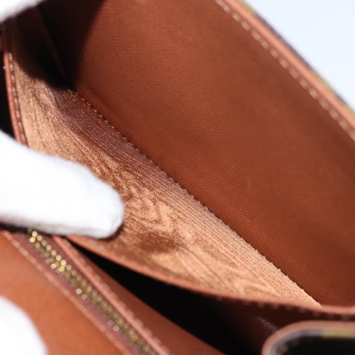 Louis Vuitton Dame Pochette Monogram Canvas, BROWN, CANVAS, Clutche & pouche